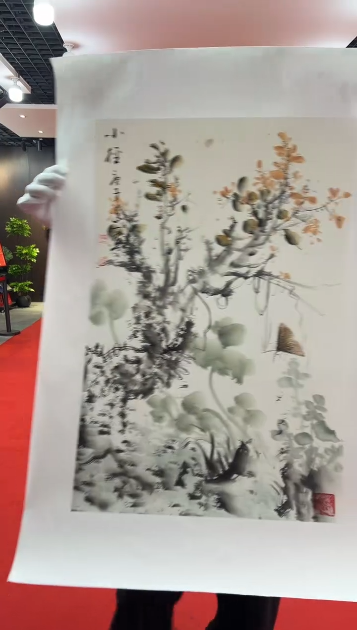 【闪购商品】国画道一老师亲笔绘画作品B7