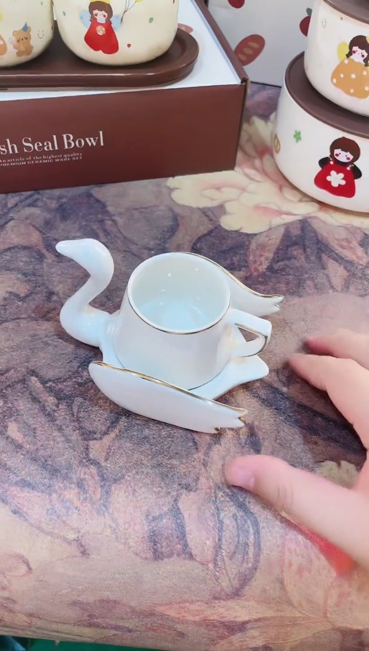 【闪购商品】瓷片高颜值又实用的 咖啡杯