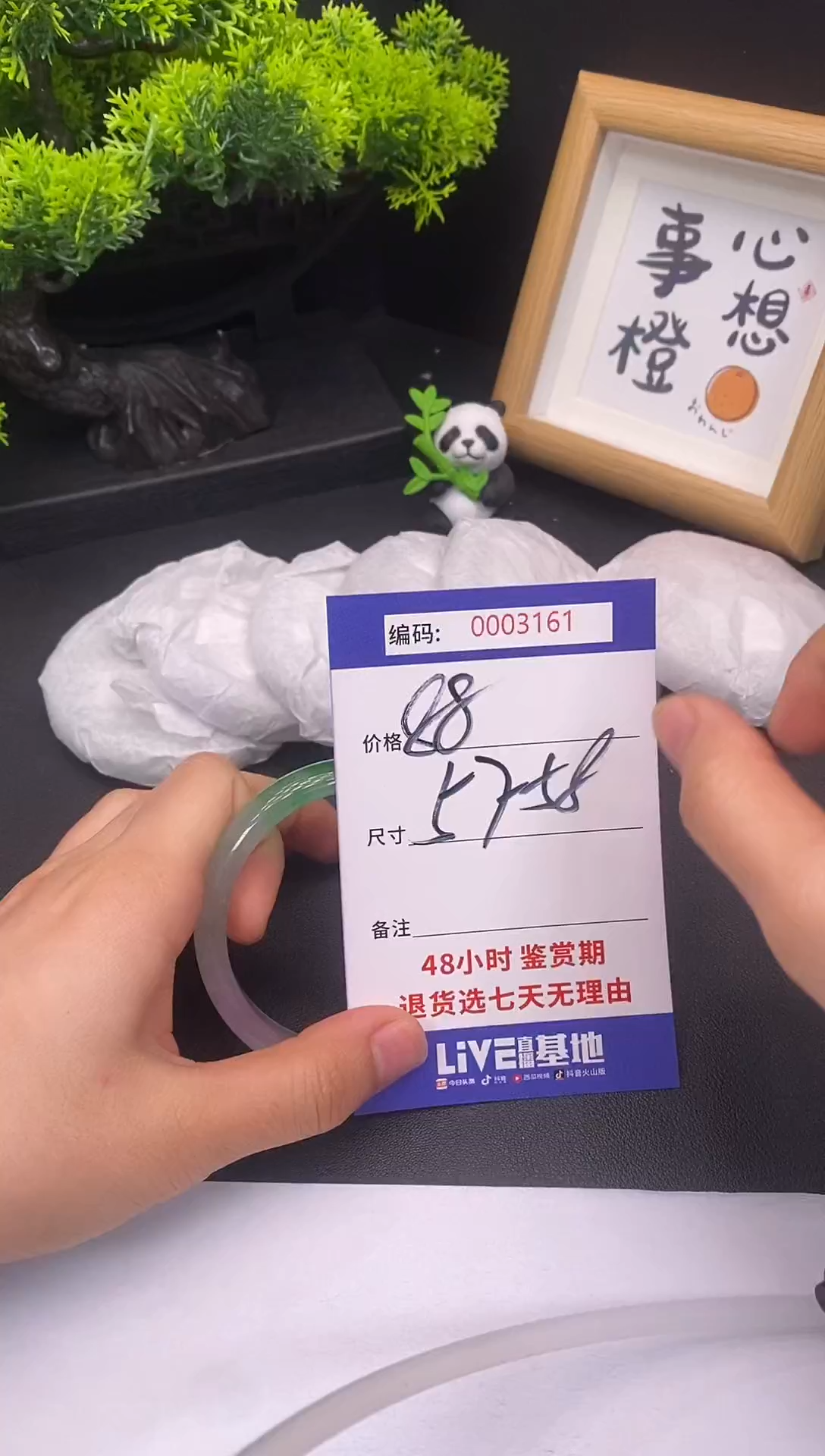 未镶嵌手镯翡翠0003161