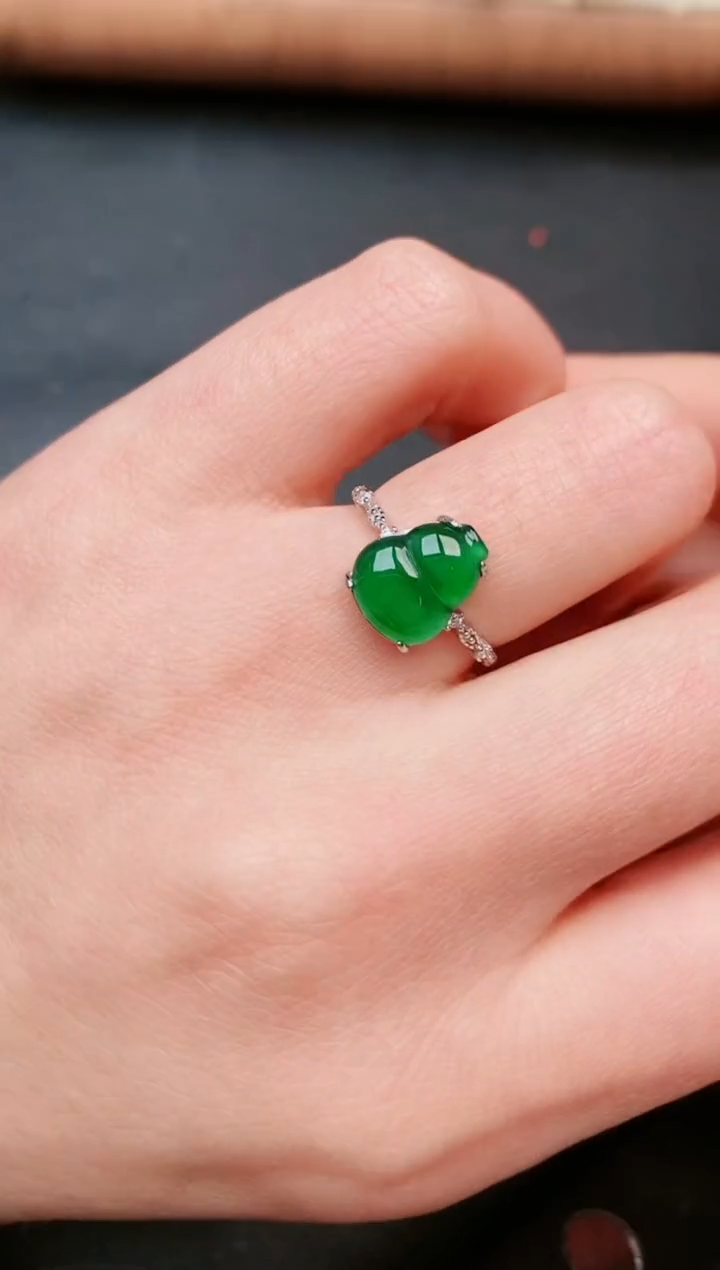 【闪购商品】翡翠戒指银S925镶嵌.....