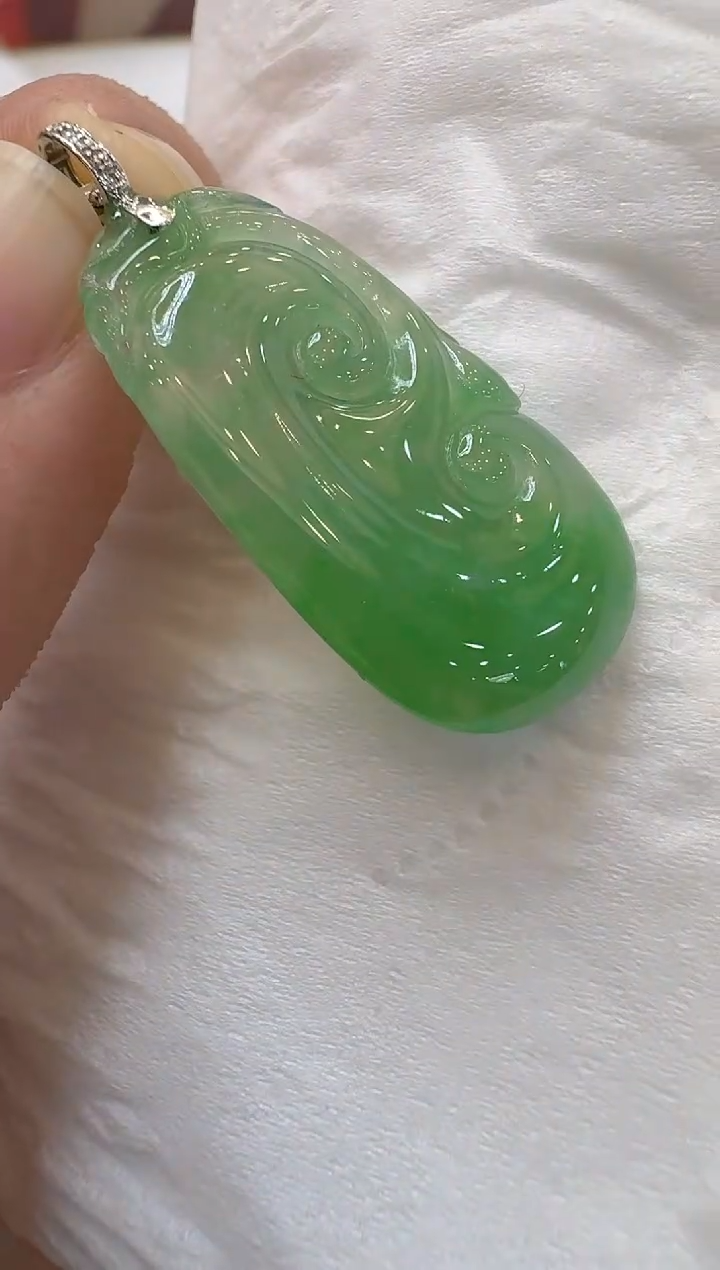 【闪购商品】翡翠吊坠(不含链)18K金镶嵌多样性团购发一件