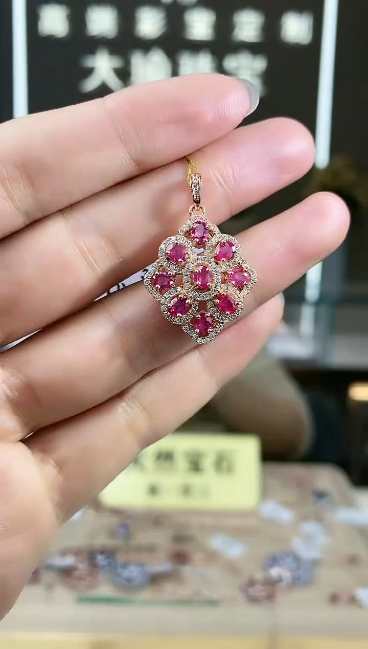 【闪购商品】蓝宝石颈饰银S925镶嵌颈饰
