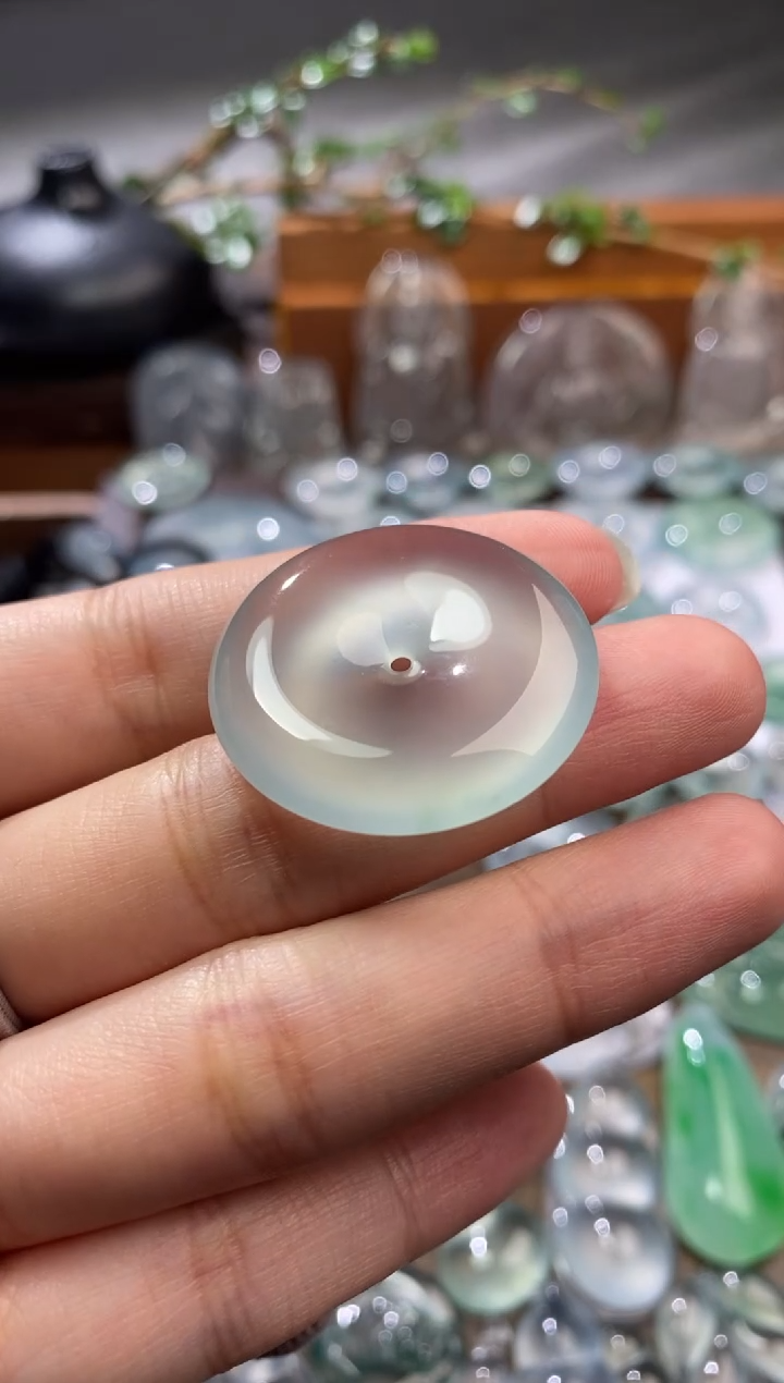 吊坠(不含链)未镶嵌翡翠扣子