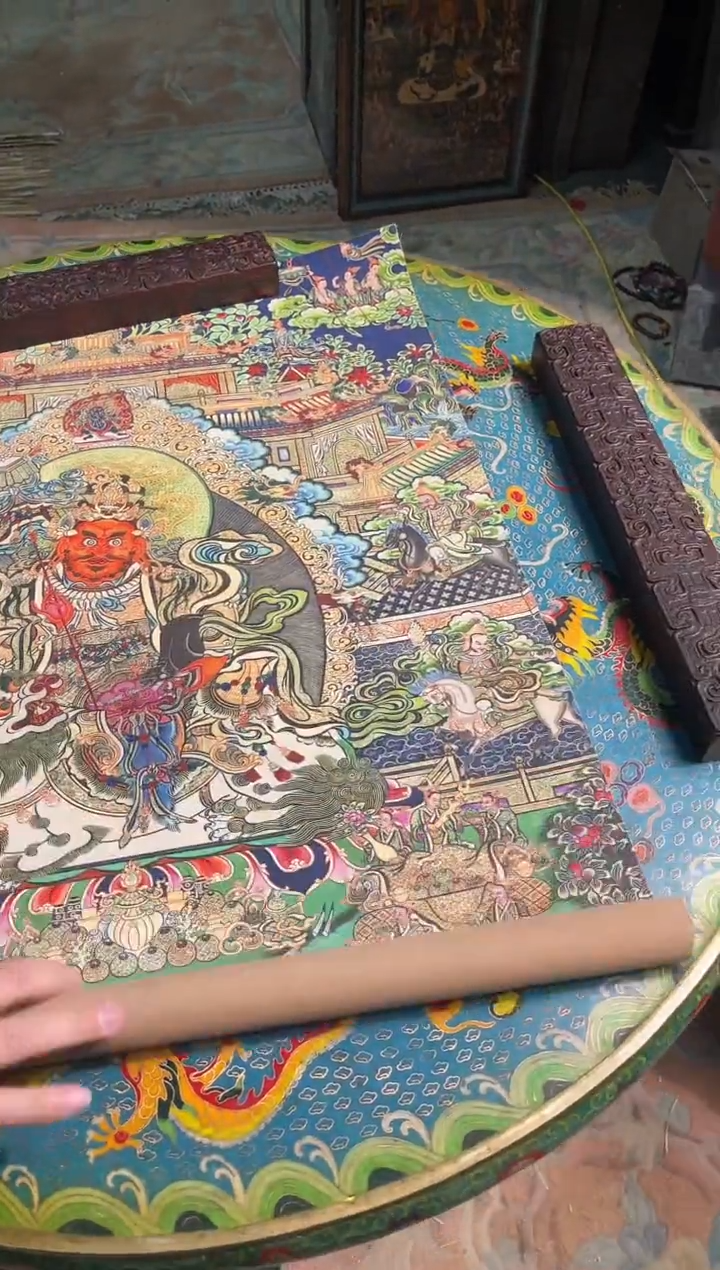 卷轴画卷轴画旭旭的唐卡