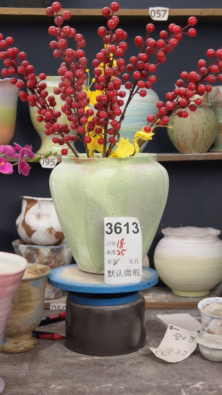 景德镇陶园花盆3613