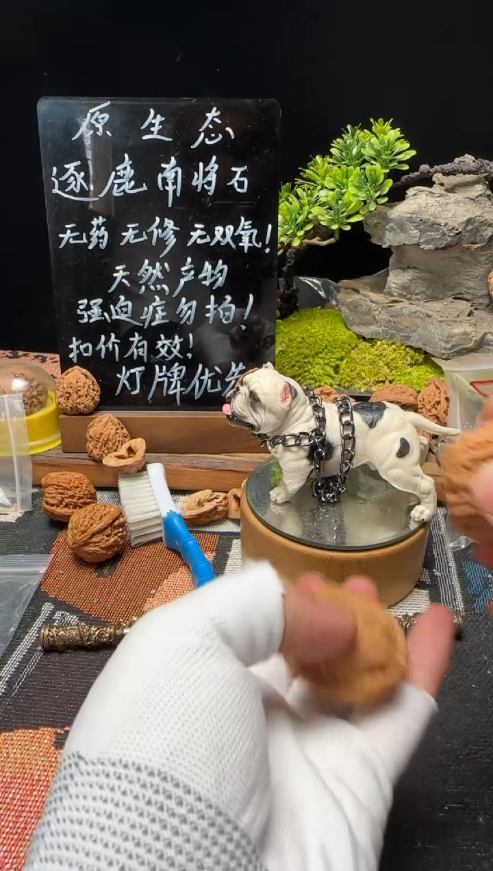 文玩核桃把件去****能南将石