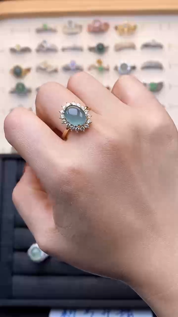 【闪购商品】翡翠戒指未镶嵌女款