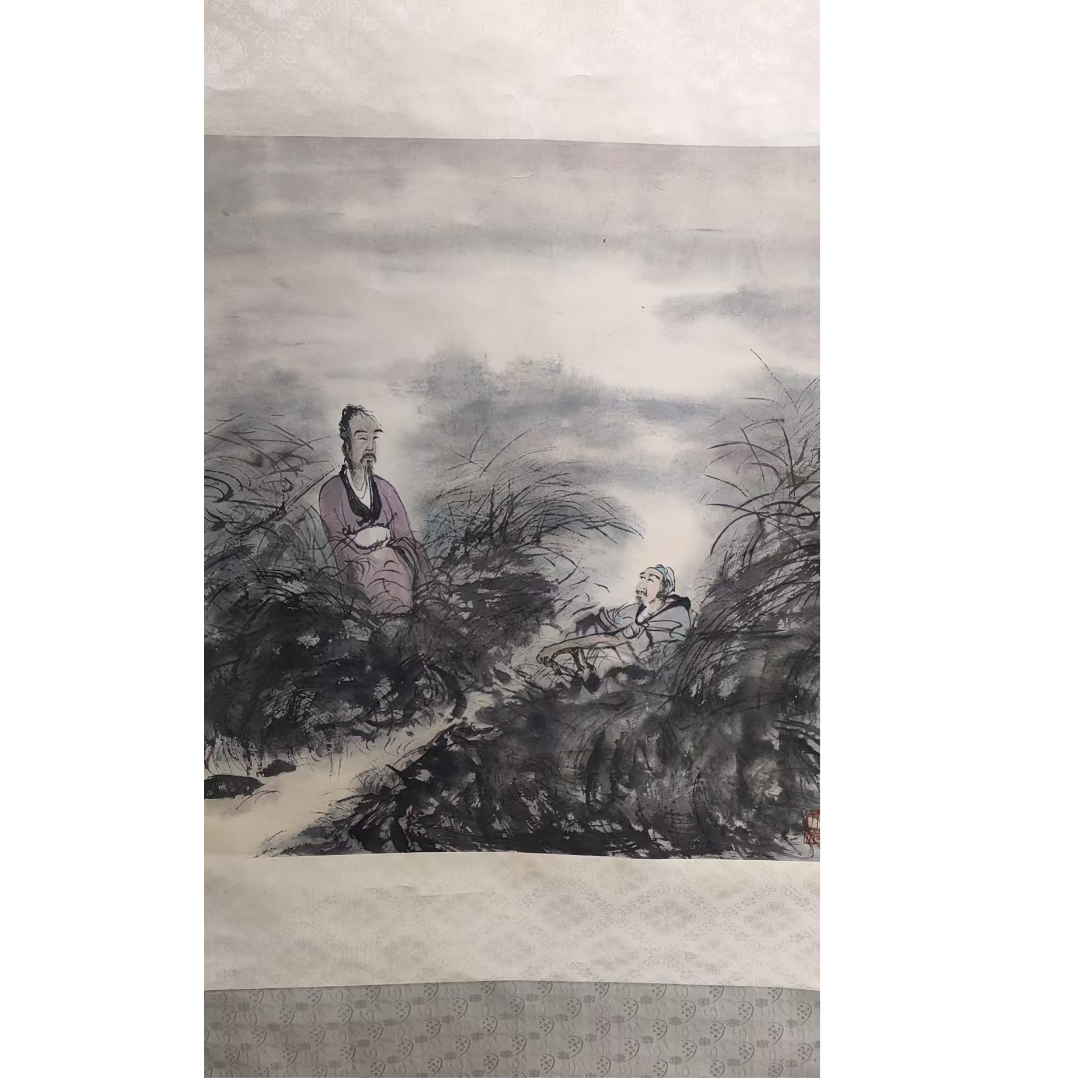 傅老款山水人物立轴68/68