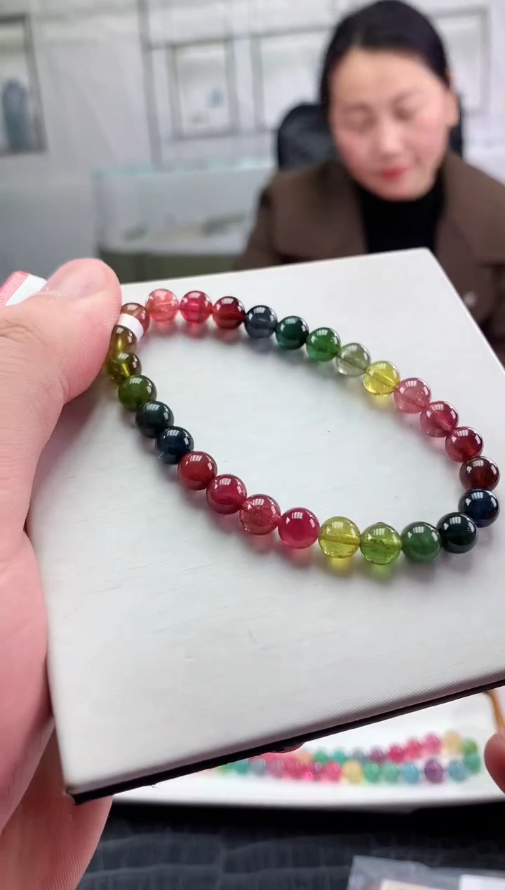 【闪购商品】碧玺手串未镶嵌多样性发一条