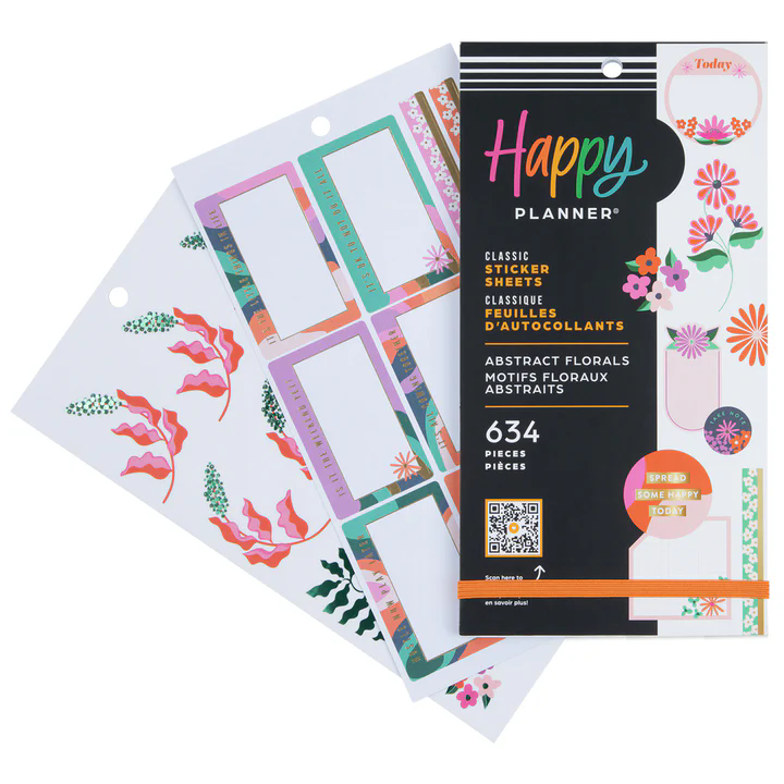 【直播专属】HAPPY PLANNER手帐本周边30页不干胶贴纸本切膜带背胶