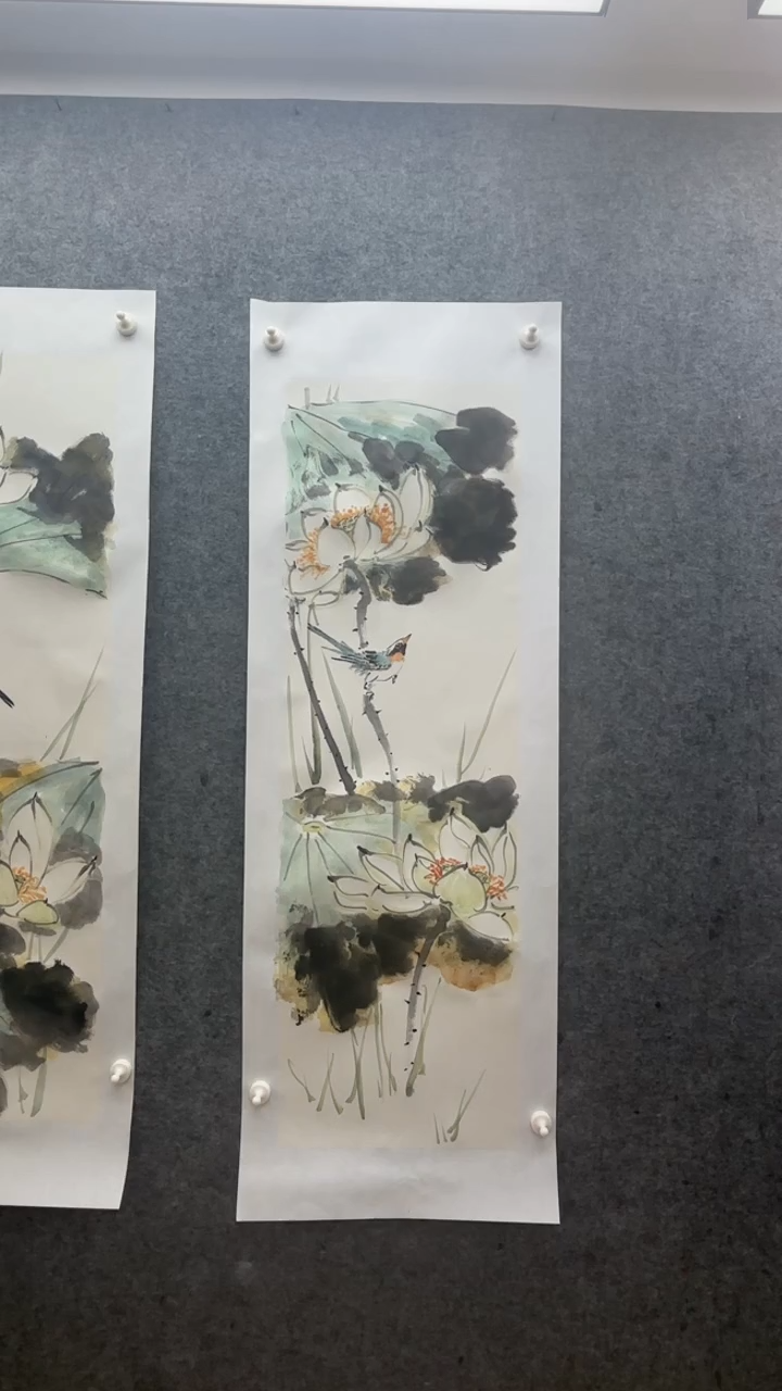 国画盛祥昆精品手绘花鸟