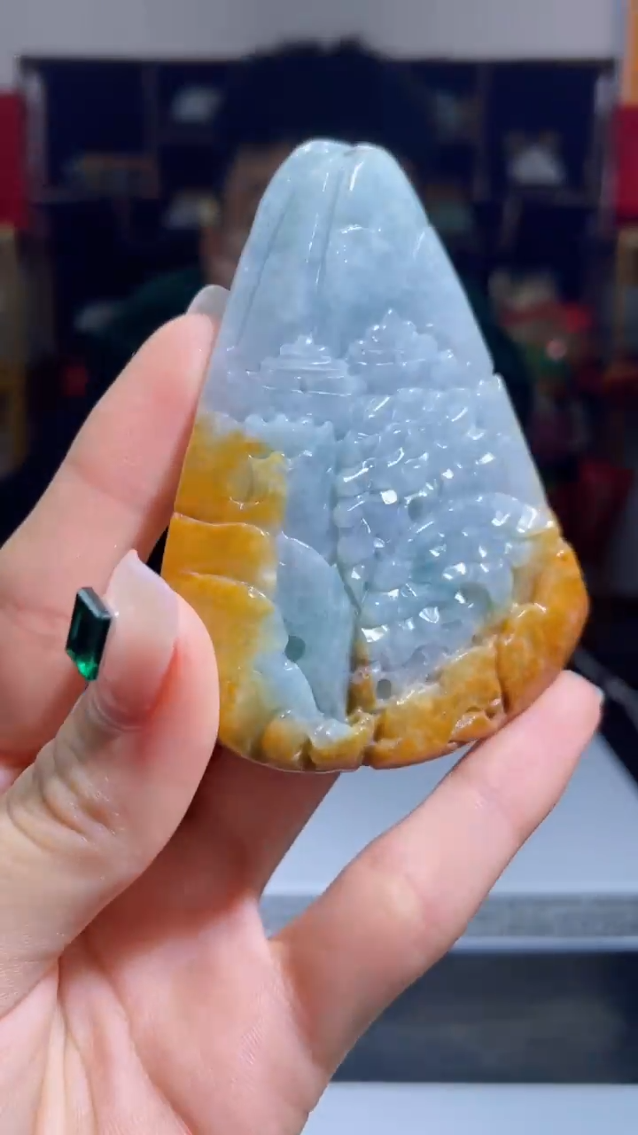 【闪购商品】翡翠吊坠(不含链)未镶嵌D3