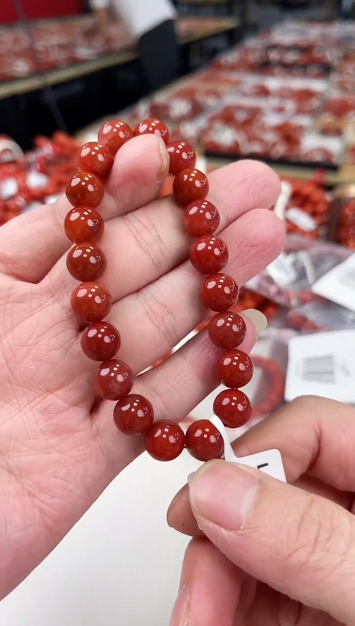 【闪购商品】南红玛瑙瓦西手串10+未镶嵌一个/条