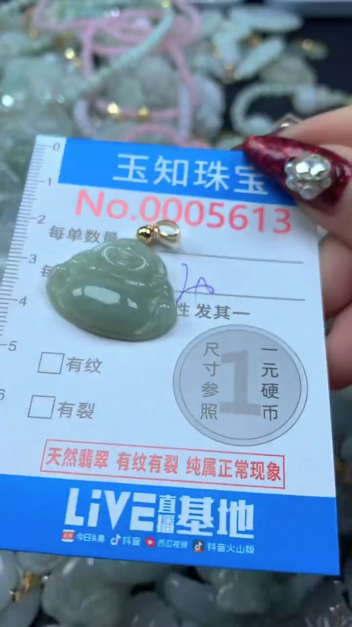 吊坠(不含链)未镶嵌翡翠5613