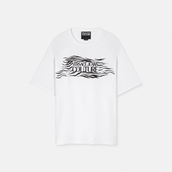 VERSACE JEANS COUTURE 男士Logo T恤