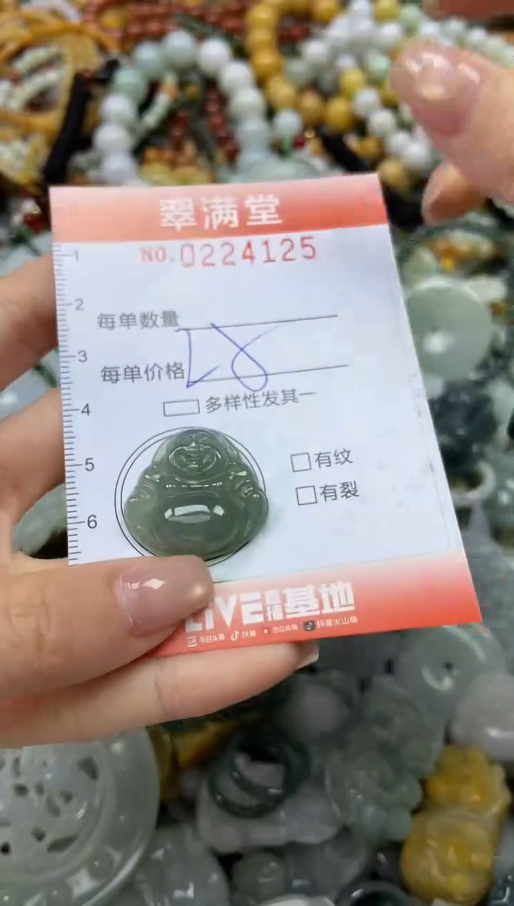 颈饰未镶嵌翡翠闪购0224125