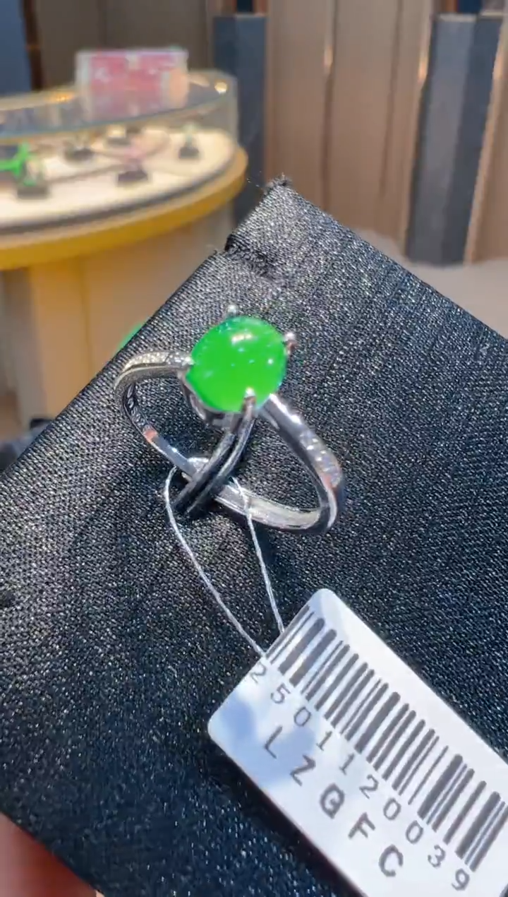 【闪购商品】翡翠戒指银S925镶嵌多样性发一件