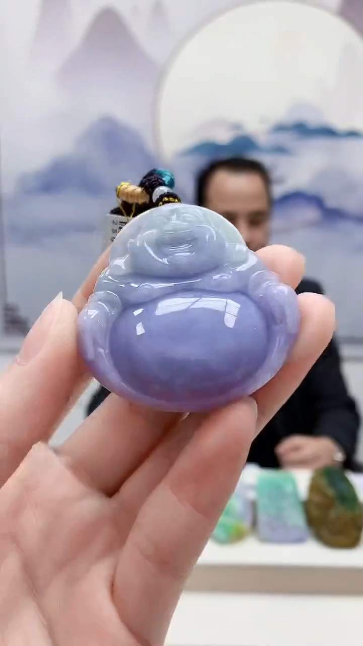 未镶嵌定制翡翠4957ry-毛货挂件12