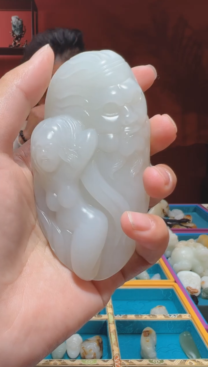 【闪购商品】和田玉吊坠(不含链)未镶嵌1