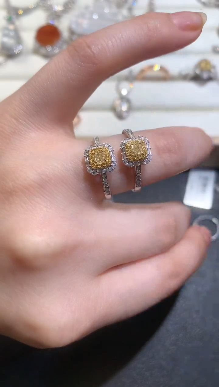 【闪购商品】钻石戒指18K金镶嵌多样性发其一Z206|2680