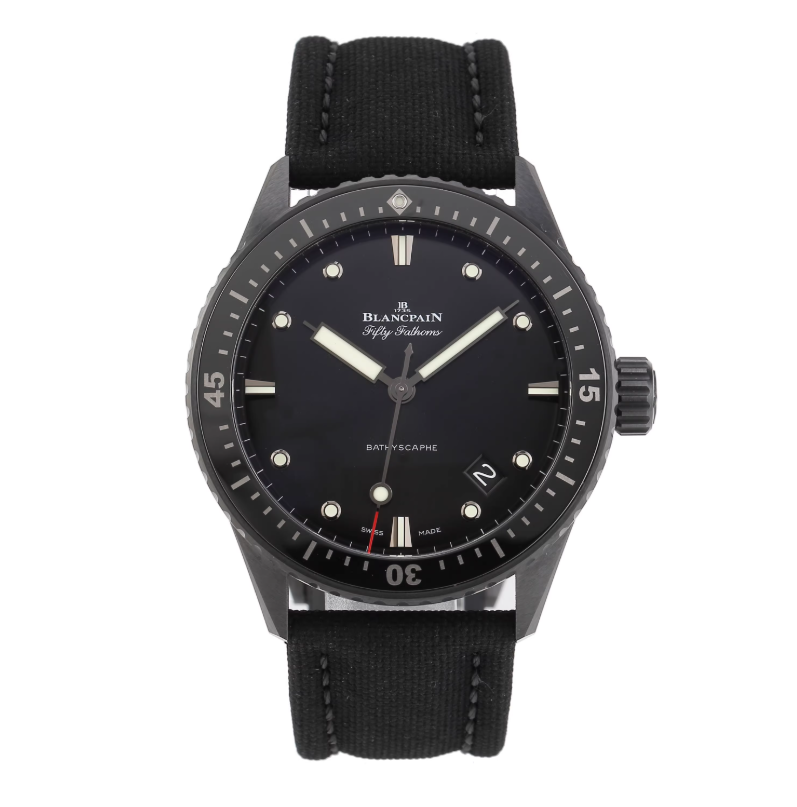 99新 Blancpain 宝珀五十噚系列自动男表5000 0130 NABA表径43.6