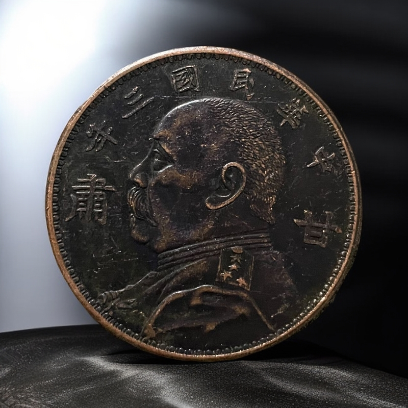 J018【永盛臻选】精选手工复制紫铜复古铜板大头