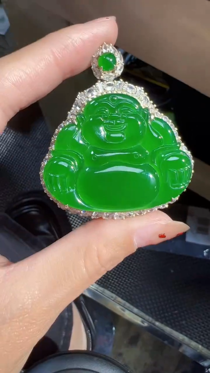 【闪购商品】定制翡翠未镶嵌佛公1