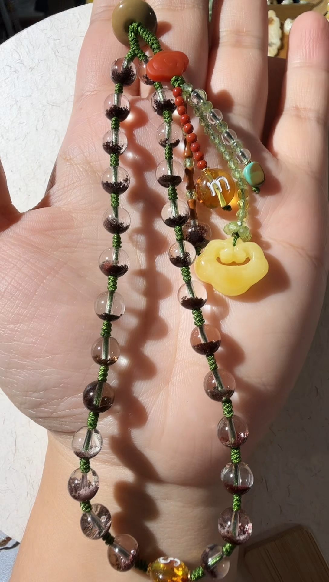 【闪购商品】蜜蜡手链未镶嵌蜜蜡如意手机挂