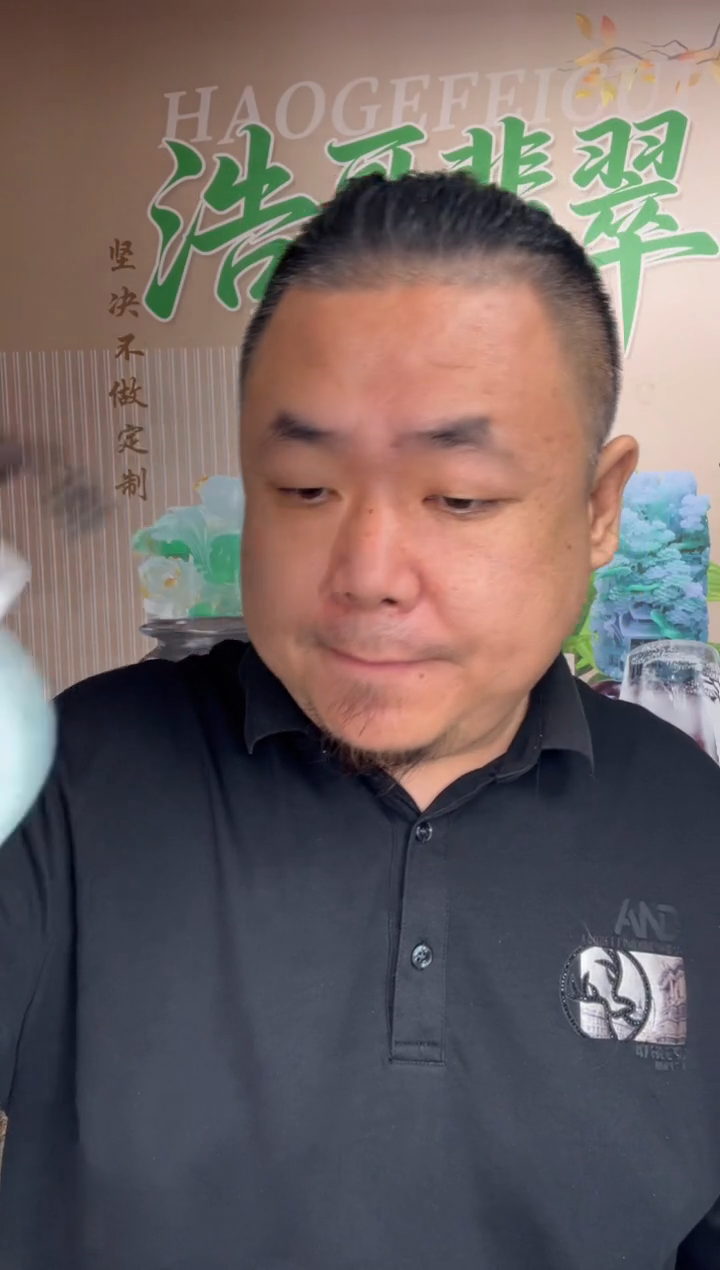 吊坠(不含链)未镶嵌翡翠天然缅甸A货翡翠（山水）多样性发其一