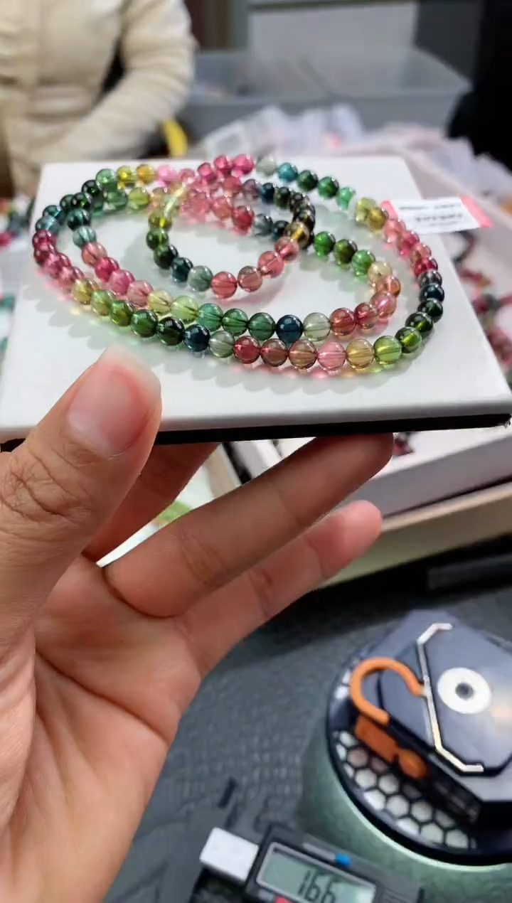 【闪购商品】碧玺手串未镶嵌多样性发一条