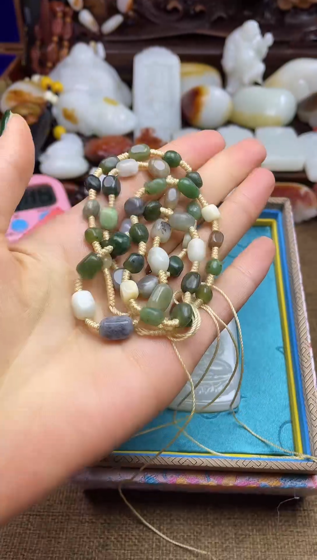 颈饰未镶嵌和田玉舍***驾链子