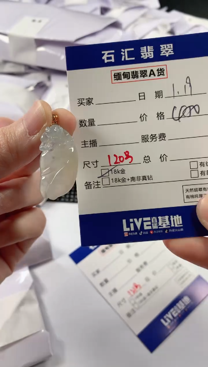 【闪购商品】翡翠颈饰未镶嵌多样性发货，发一件1