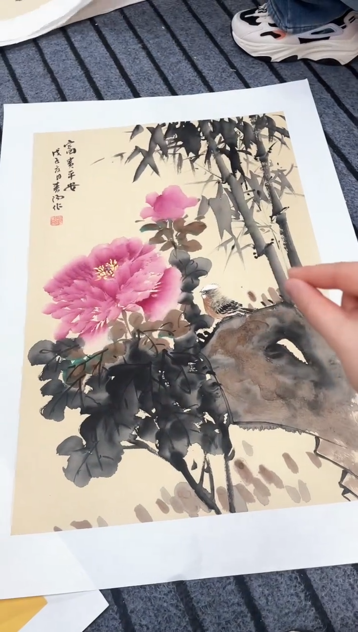 精品国画花鸟作品