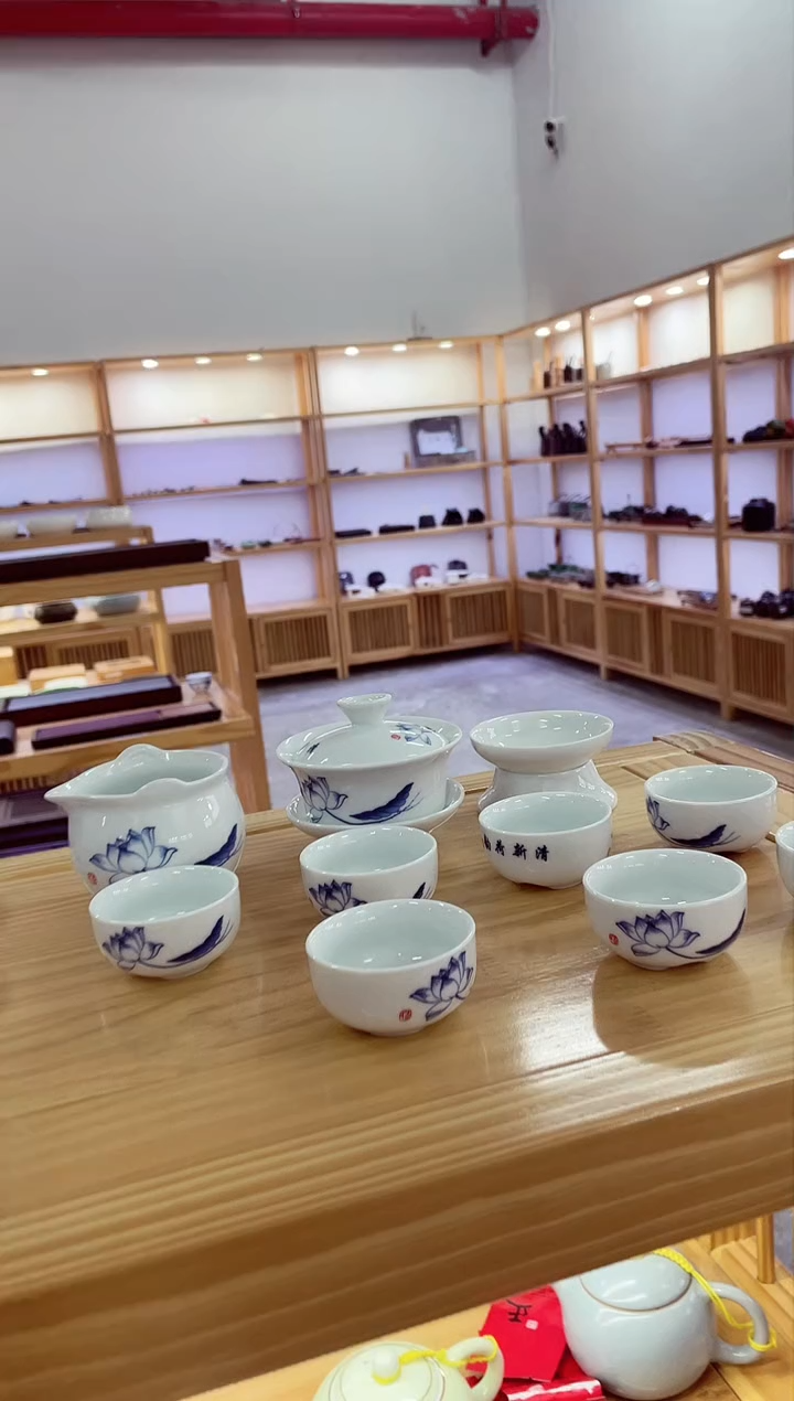【闪购商品】12头功夫茶具【清荷】@@MTZGFQH12