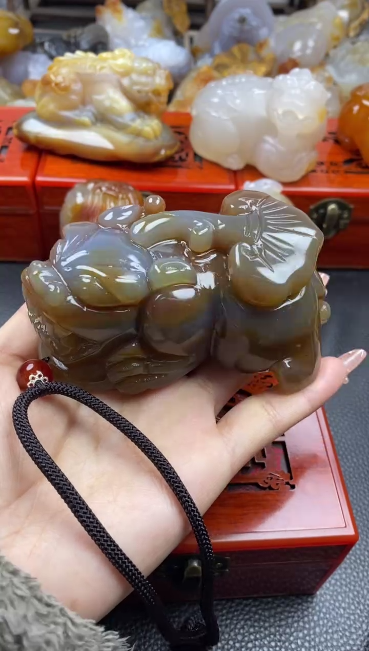 【闪购商品】玛瑙/玉髓手把未镶嵌00