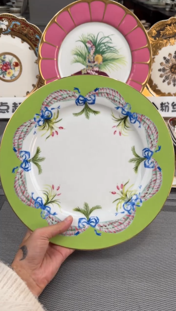 【闪购商品】瓷片10.5英寸平盘  福利微瑕