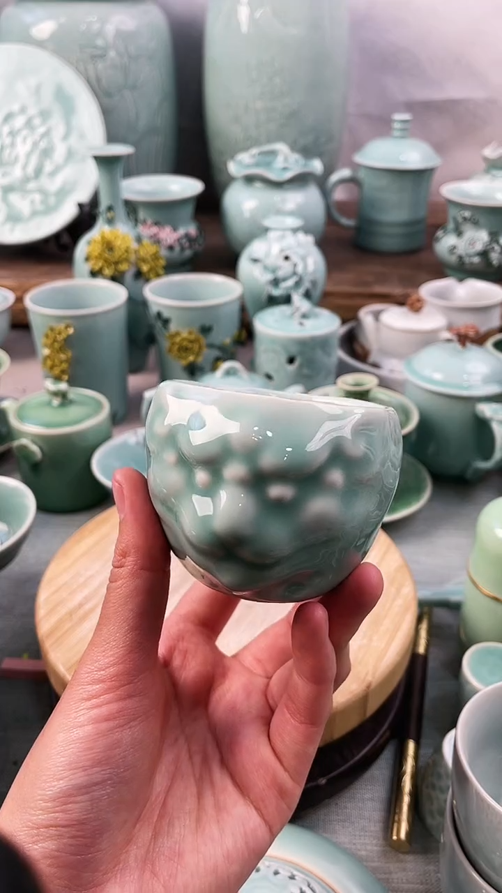 【闪购商品】特价 微瑕 慧仙青瓷