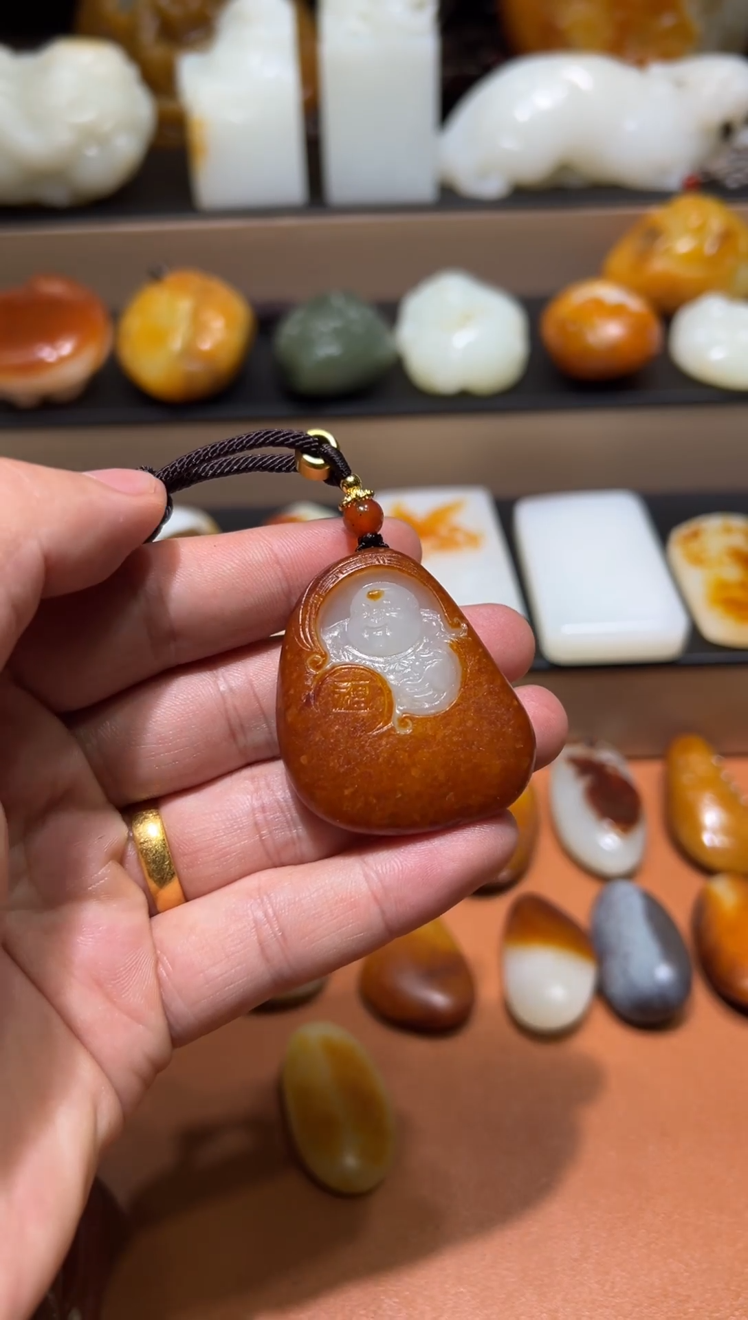 未镶嵌和田玉把件1****空和田玉3