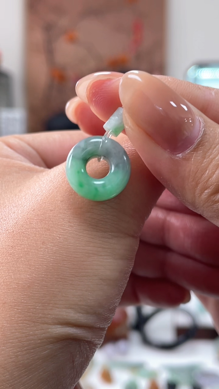 【闪购商品】定制翡翠未镶嵌甜甜圈260