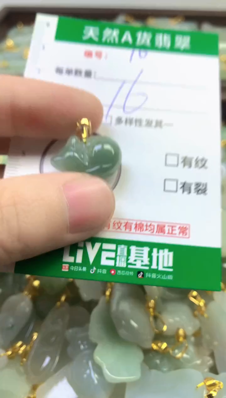 颈饰未镶嵌翡翠纯天然缅甸A货翡翠