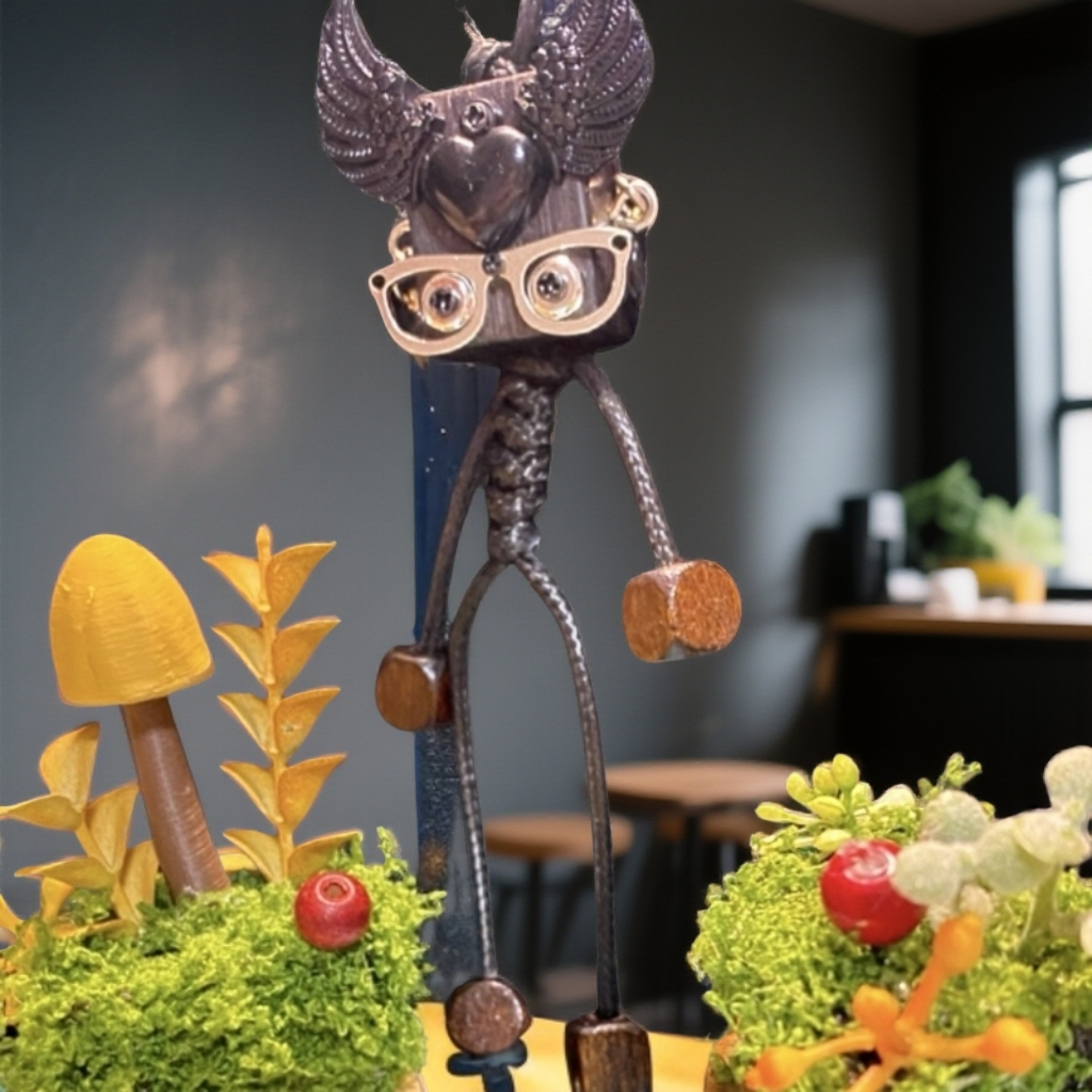 渣男蒸汽朋克风挂件手工制作木制品车挂件生日礼物钥匙扣包挂