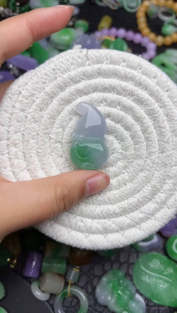 颈饰未镶嵌翡翠缅甸翡翠吊坠