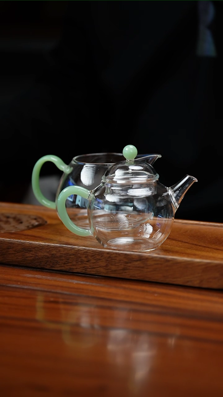 【闪购商品】品德坊禅韵泡茶壶青钰+明信唐102浅钰