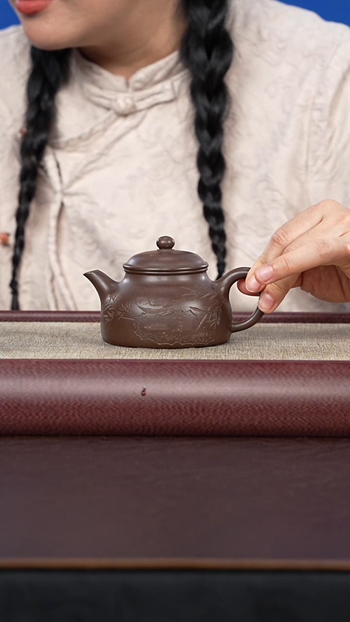 紫砂壶/供春道婷婷紫砂13