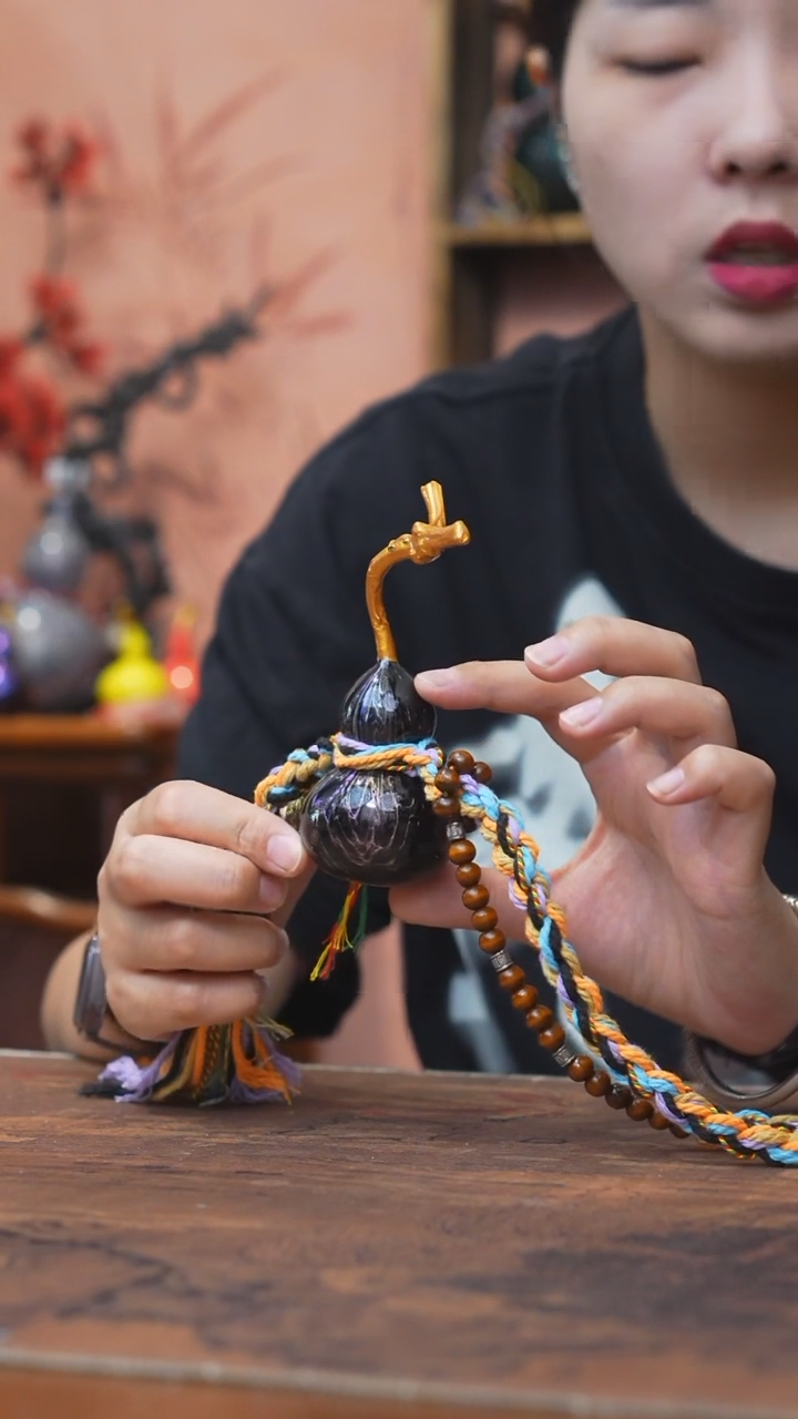 952缘梦漆艺工艺葫芦