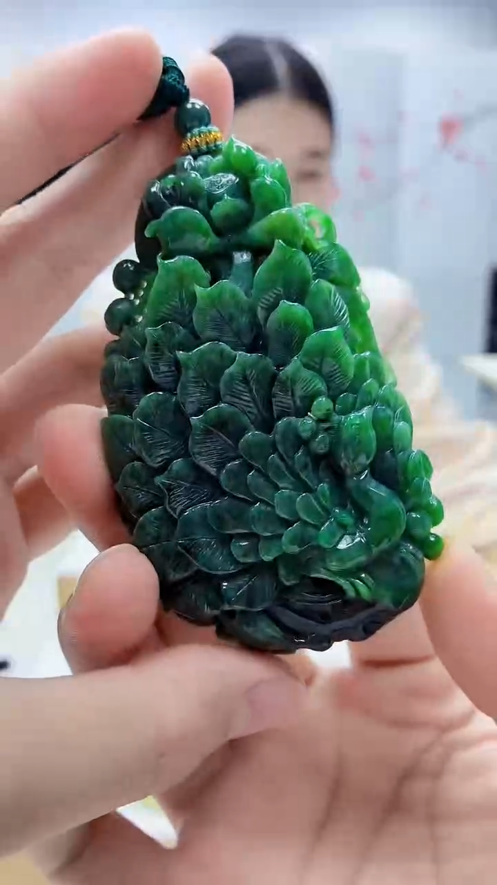 未镶嵌定制翡翠4812bb-毛货挂件101