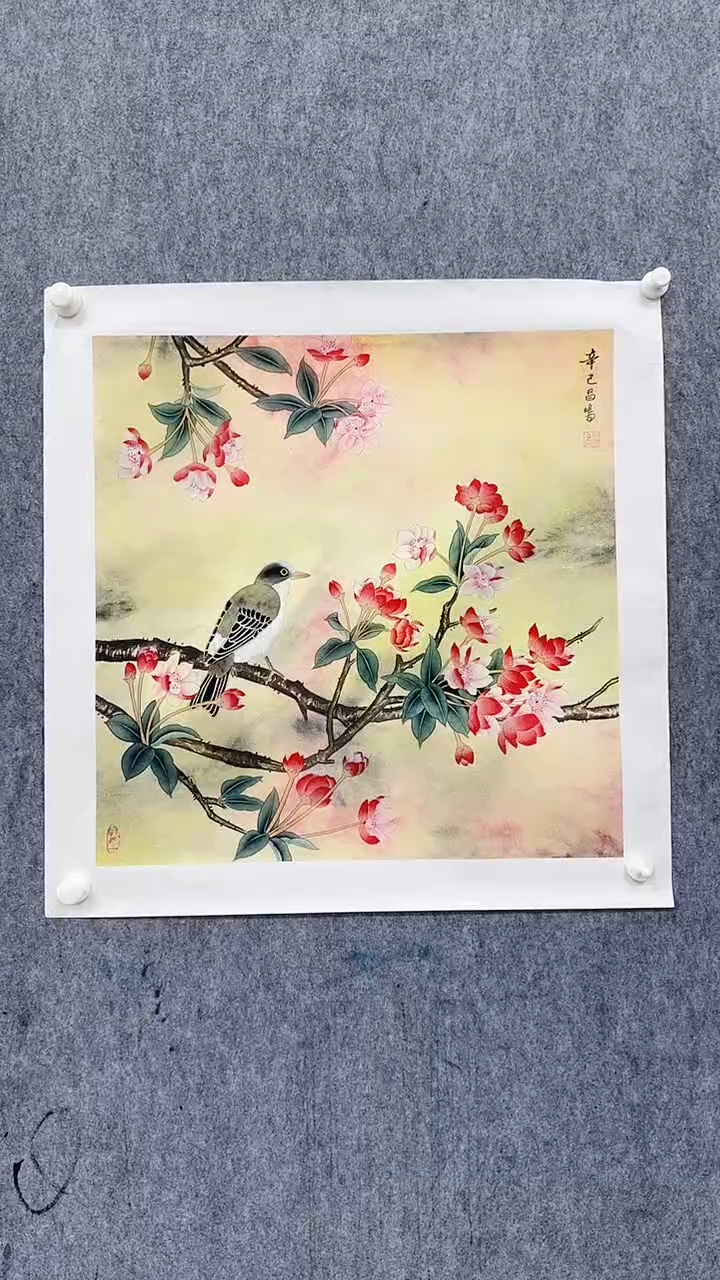 国画吴昌鸣4平尺国画作品