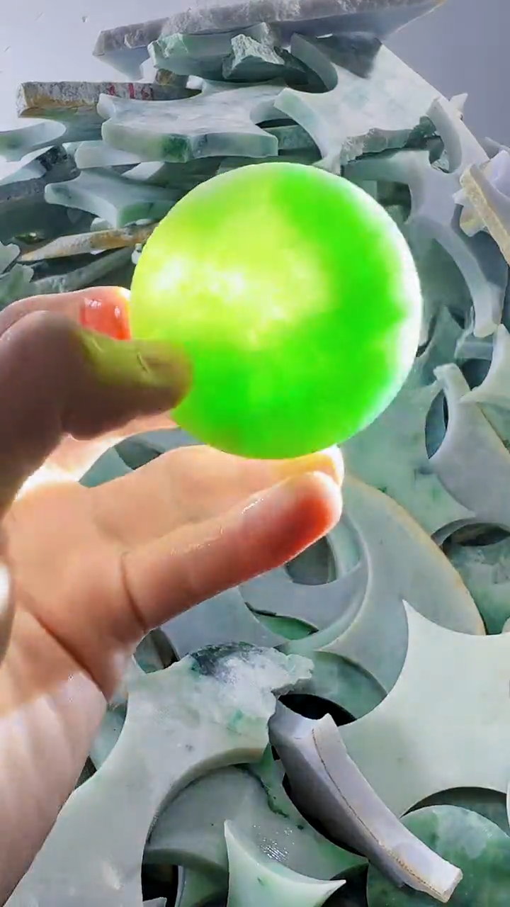 裸石翡翠缅甸翡翠A货文2541