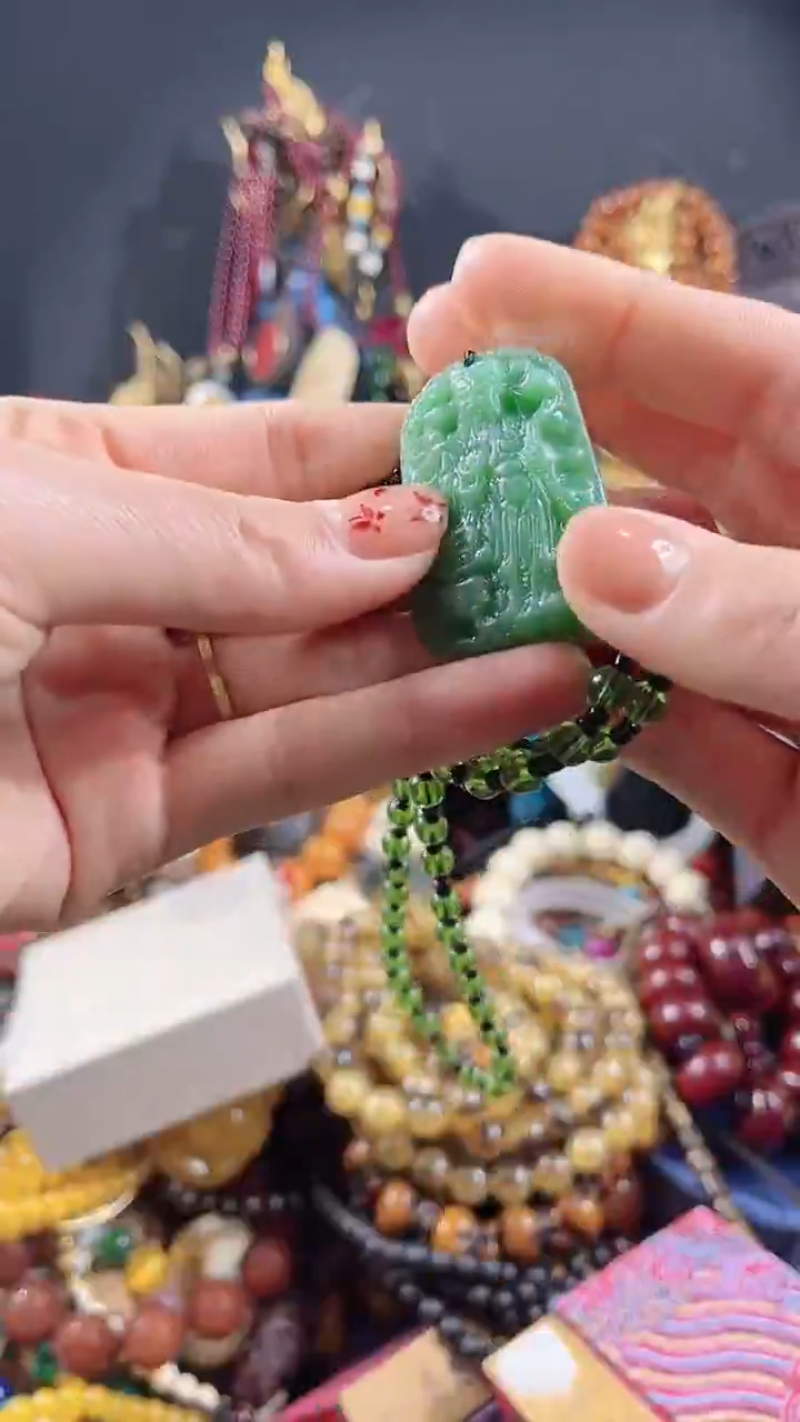 【闪购商品】和田玉颈饰未镶嵌【闪购商品】财神项链和田玉5