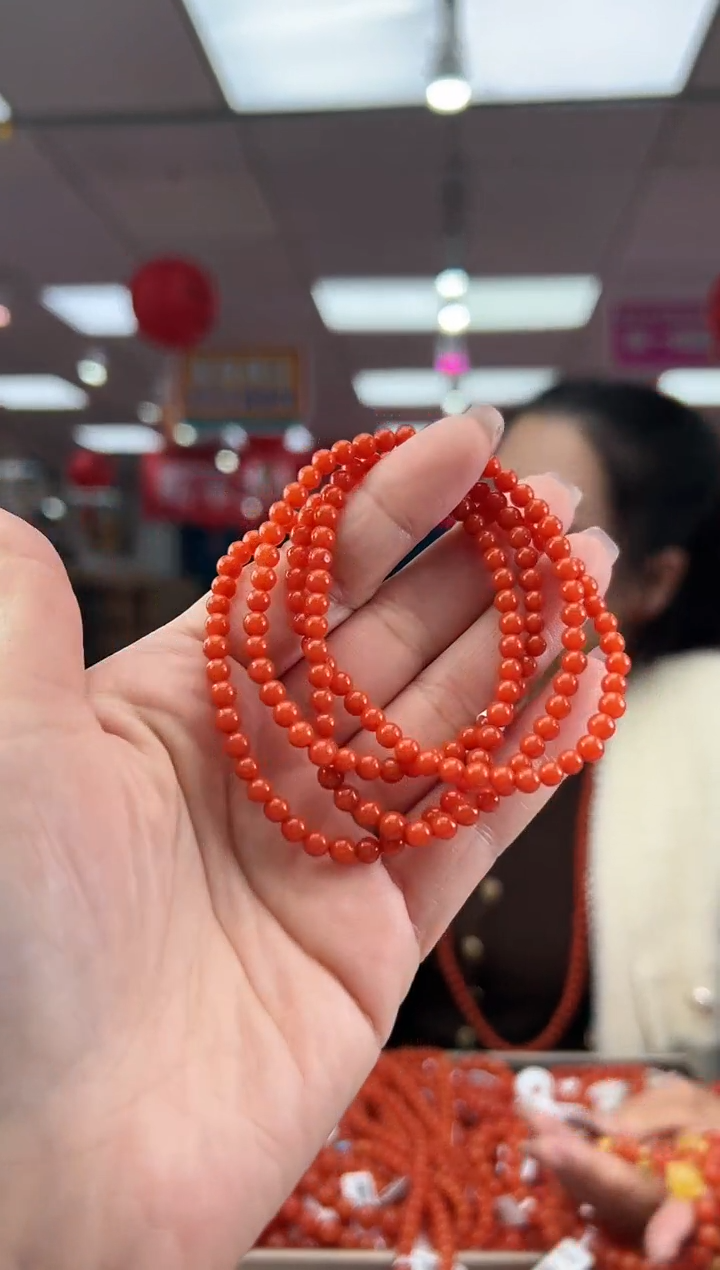 【闪购商品】南红玛瑙珠串未镶嵌多样发其一/4/81080305004